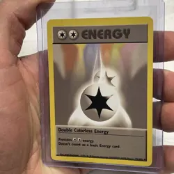 Double Colorless Energy 96/102 LP+ Base Set Pokemon Card WOTC 1999 Vintage TCG - Image 2