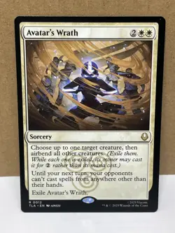Avatar’s Wrath TLA-012 Rare NM MTG Avatar The Last Airbender - Image 1