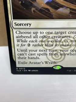 Avatar’s Wrath TLA-012 Rare NM MTG Avatar The Last Airbender - Image 5