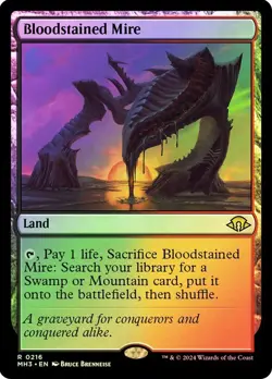 Bloodstained Mire Foil Modern Horizons 3 NM MTG - Image 1