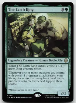 The Earth King R Foil Avatar: The Last Airbender 172 NM - Image 1
