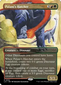Magic: The Gathering Palani's Hatcher Borderless 332 Rare Regular NM LCI - Image 1