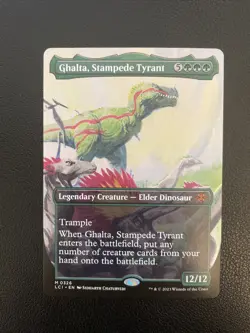 Ghalta, Stampede Tyrant - The Lost Caverns of Ixalan - NM Full Art Borderless - Image 1