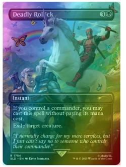 Deadly Rollick - Marvel's Deadpool Foil Secret Lair MTG - Image 1