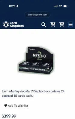 Magic: The Gathering MTG Mystery Booster 2 Sealed Box - Image 1