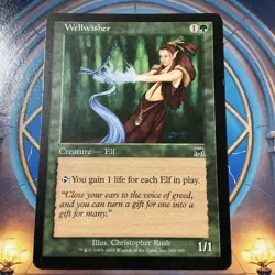 Magic the Gathering MTG Wellwisher (300) Onslaught LP - Image 1