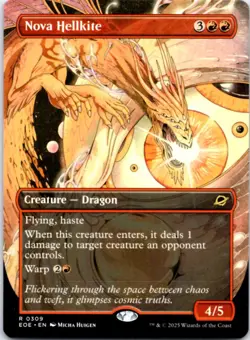 Nova Hellkite (Borderless) Edge of Eternities, 309 NM - Image 1