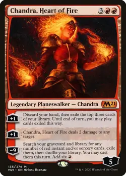 Chandra, Heart of Fire 135 M Core Set 2021 MTG - Image 1