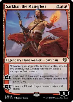 Sarkhan the Masterless 880 R Commander Masters MTG - Image 1