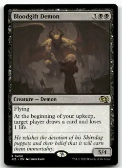 Bloodgift Demon #408 MTG Foundations Jumpstart M/NM X1 - Image 1