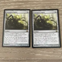 Contagion Engine x2. Scars of Mirrodin MTG NM Magic: The Gathering Free Ship - Image 1