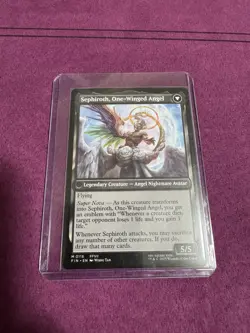 Magic the Gathering Final Fantasy Sephiroth Fabled Soldier Non-Foil Mythic - Image 2
