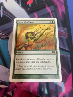 MTG - NATURAL AFFINITY - RARE - 8TH EDITION - LP - Image 1