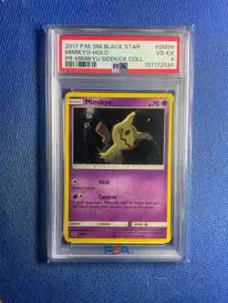 2017 Pokemon - Mimikyu SM99 - Holo - Black Star Promo PSA 4 - Image 1