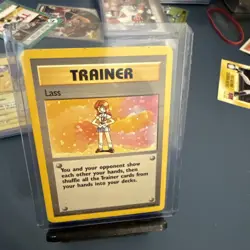 Pokemon TCG Lass Trainer 75/102 Base Set Rare Non-Holo - Image 1