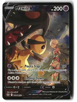 Mawile V ⭐ TG17/TG30 Holo Rare V Silver Tempest Trainer Gallery 2022 Pokemon NM - Image 1