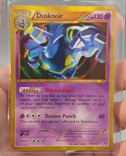Pokemon Card Dusknoir 104/101 B&W Plasma Blast Gold Secret Rare - Image 1