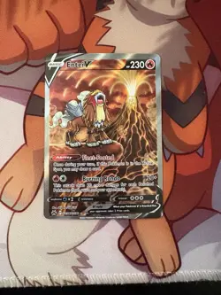 Entei v Crown Zenith Galarian Gallery Holo Ultra Rare Pokemon TCG GG36/GG70 - Image 1