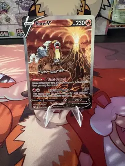 Entei v Crown Zenith Galarian Gallery Holo Ultra Rare Pokemon TCG GG36/GG70 - Image 3