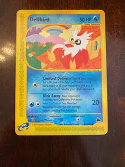 Pokemon TCG Delibird Skyridge 49 Regular Common - Image 1