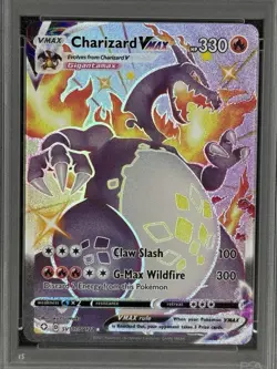 2021 Pokemon SWSH FA/ Charizard VMAX Shining Fates #SV107 GEM MT PSA 10 - Image 2