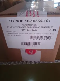 Pokemon Prismatic Evolutions Elite Trainer Boxes Sealed Case(Case Of 4) - Image 3