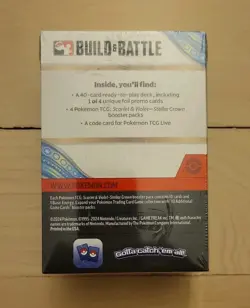 Pokemon TCG Scarlet & Violet sv Stellar Crown Build and Battle Box Sealed NIB - Image 3