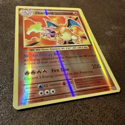 Pokemon TCG XY Evolutions Charizard 11/108 Reverse Holo Rare NM-Mt - Image 2