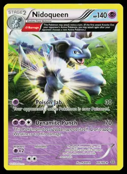 Nidoqueen 69/160 Rare Primal Clash Pokemon Lightly Played - Image 1