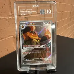 Emboar 098/086 SV11W: White Flare Holo (Japanese) TAG Gem Mint 10 Graded Pokemon - Image 1