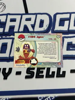 2000 Topps Pokemon TV Animation Edition #124 Jynx Non Holo - Image 2