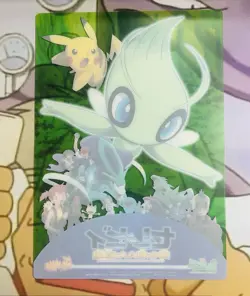 2001 Pokemon Pencil Board A Timeless Encounter Celebi Pikachu The Movie LP - Image 3