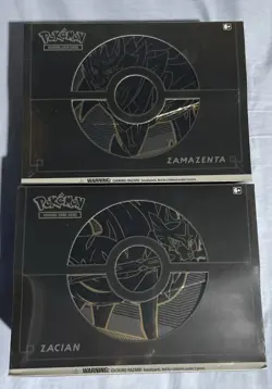 Pokemon Zacian & Zamazenta Elite Trainer Box ETB Plus Set Of 2 - Factory Sealed - Image 1