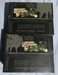 Pokemon Zacian & Zamazenta Elite Trainer Box ETB Plus Set Of 2 - Factory Sealed - Image 2