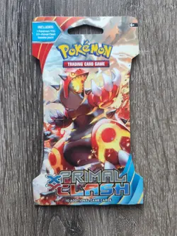 Pokemon TCG XY Primal Clash Sleeved Booster Pack Groudon Factory Sealed 820650109492 - Image 1
