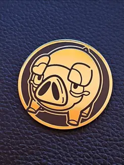 Pokemon TCG Lechonk Gold Coin (From Checklane Blister Twilight Masquerade) NEW - Image 1