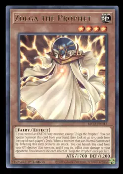 Yugioh Zolga the Prophet #KICO-EN012 King's Court LP - Image 1