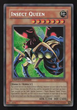 Insect Queen Secret Rare 2004 Collectors Tin CT1-EN005 LP - Image 1