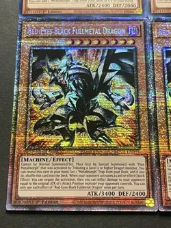 Red-Eyes Black Fullmetal Dragon | Starlight Rare + 3x Claws Dragon | YuGiOh! - Image 3