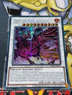 CARTE Yu Gi Oh DRAGON ROSE ROUGEATRE MP22-FR077 1ere edition - Image 1