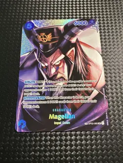 📈One Piece Card Game TCG English OP02-085 Magellan(SP)Alternate Art Super Rare - Image 1