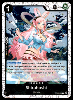 SHIRAHOSHI OP05-082 R PIRATE FLAG FOIL PRB-01 ONE PIECE TCG ENGLISH - Image 1