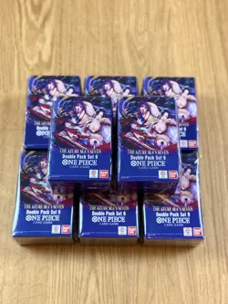 x8 One Piece Double Pack Set DP-09 Azure Seas Seven OP-14 | Brand New & Sealed - Image 1