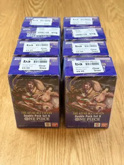 x8 One Piece Double Pack Set DP-09 Azure Seas Seven OP-14 | Brand New & Sealed - Image 3