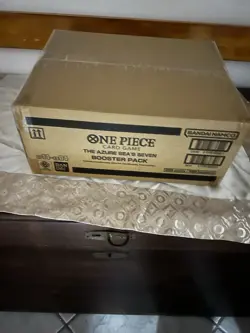 ONE PIECE OP14 CASE THE AZURE SEA'S SEVEN SEALED CASE 12 BOOSTER BOX ENG ENGLISH - Image 1
