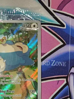 POKEMON Snorlax SVP 051 SEALED Illustration Rare Scarlet & Violet ETB Promo Card - Image 3