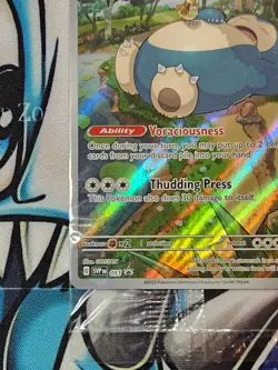 POKEMON Snorlax SVP 051 SEALED Illustration Rare Scarlet & Violet ETB Promo Card - Image 5