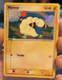 Pokemon TCG Mareep Card 62/115 Unseen Forces Holo Stamped - Image 4