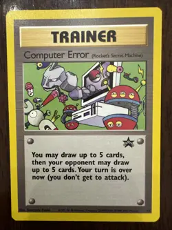 Computer Error #16 WOTC Black Star Promo Trainer 2000 Pokemon TCG Card - Image 1
