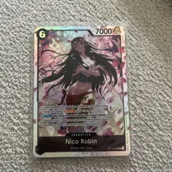 Nico Robin OP12-087 SR ONE PIECE Card Game NM Black - Image 1